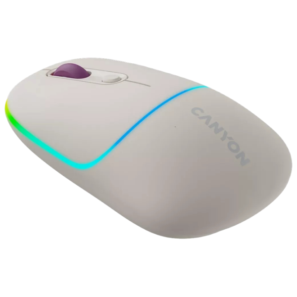Мышь Canyon MW-22 Бежевый Беспроводные, 1600 dpi photo 3