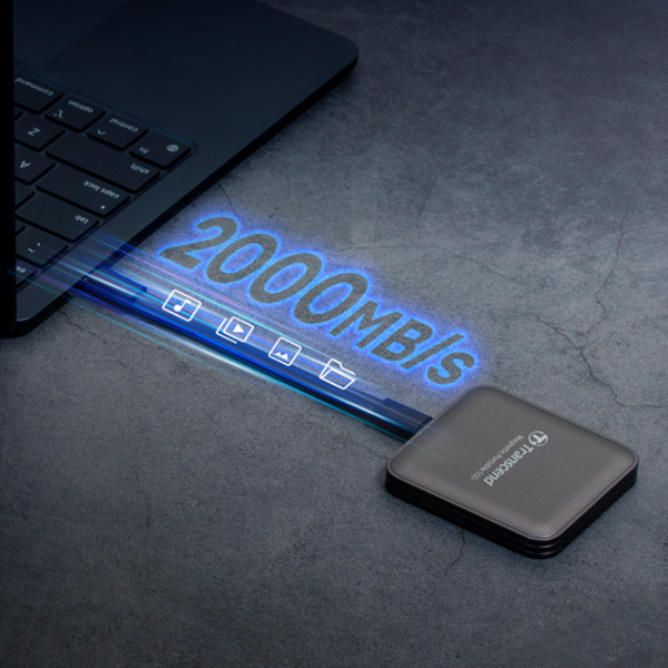 Unități de stocare externe SSD Transcend ESD420 4 TB Iron Gray  photo 6