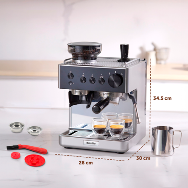 Espressor Breville VCF186X-01 Inox 1470 W, 1.8 l,  photo 8