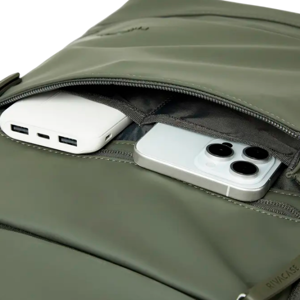 Сумка для ноутбука RivaCase Eden-Eco 15.6" Оливковый Зелёный  photo 3
