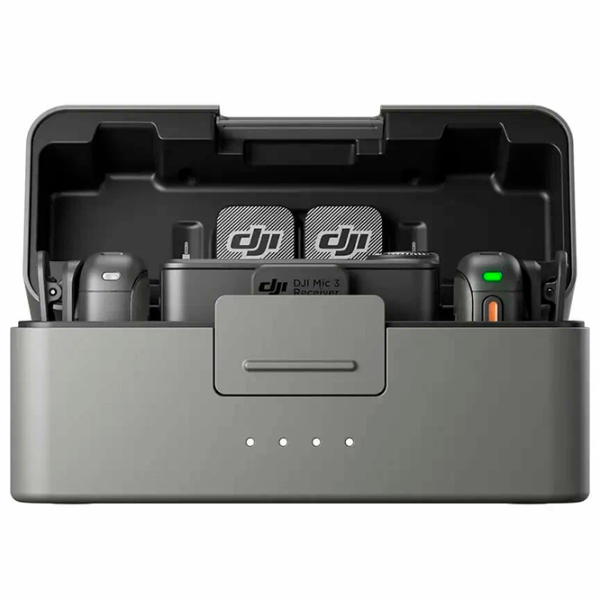 Microfon DJI Mic 3 (2 TX + 1 RX + Charging Case) Black  photo 2
