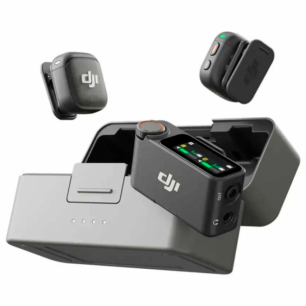 Microfon DJI Mic 3 (2 TX + 1 RX + Charging Case) Black  photo 3