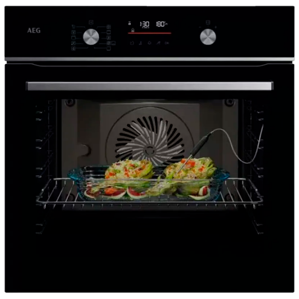 Духовой шкаф AEG OS6CB531AB Черный A+, 71 л photo 1