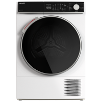 Mașină de uscat rufe SHARP KD-NHL9S9GWC-EE White 9 kg, A++