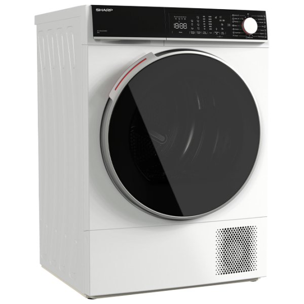 Mașină de uscat rufe SHARP KD-NHL9S9GWC-EE White 9 kg, A++ photo 2