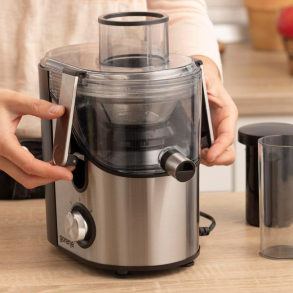 Storcator de fructe Gorenje JC400BE Inox 400 W, Centrifugă, Numărul de viteze: 2 photo 7