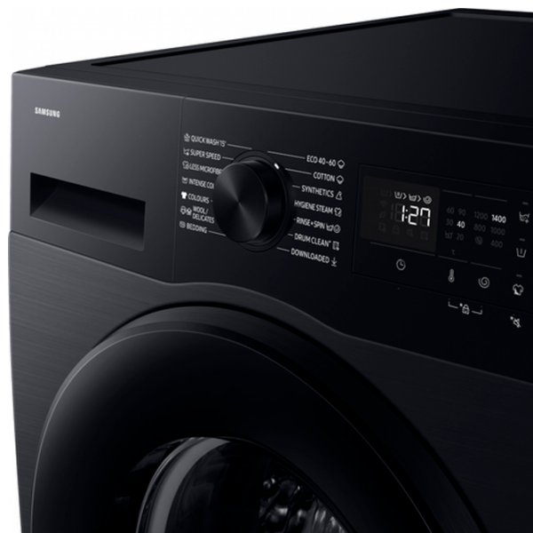 Mașină de spălat Samsung WW11DG5B2FABLE Black 11 kg, 1400 rpm, A photo 8