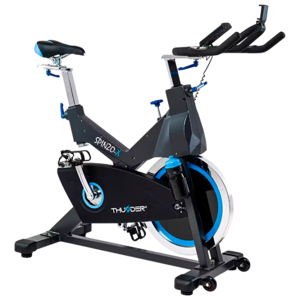 Bicicletă fitness Thunder SPINZO-X Black Blue , 135 kg photo 1