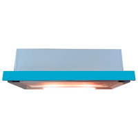 Hotă Backer HCL 602M ACR Slider Aquamarin 60 cm, Recirculare, 550 m³/h