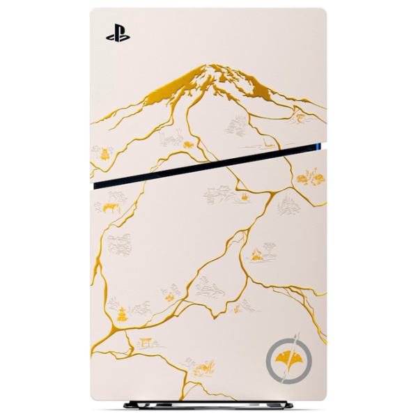 Игровая приставка Sony PlayStation 5 Slim Disc Edition Ghost of Yōtei Золото SSD 1 ТБ, RAM 16 ГБ photo 3