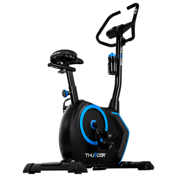 Bicicletă fitness Thunder TRIX Black Blue , 150 kg photo 2
