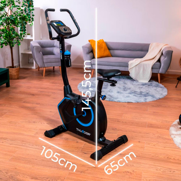 Bicicletă fitness Thunder TRIX Black Blue , 150 kg photo 4