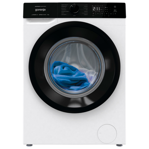 Стиральная машина Gorenje WNHA62SASEU Белый 6 кг, 1200 об/мин, A+++ photo 1
