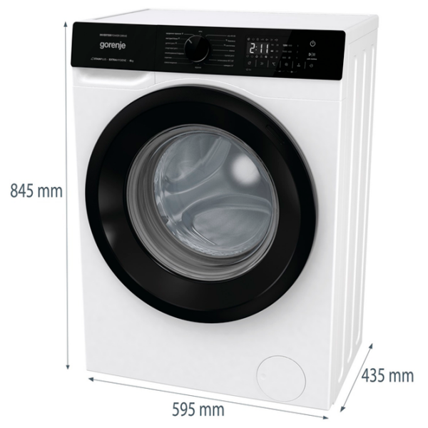 Стиральная машина Gorenje WNHA62SASEU Белый 6 кг, 1200 об/мин, A+++ photo 13