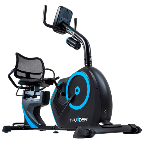 Bicicletă fitness Thunder Opal Black Blue , 150 kg photo 2