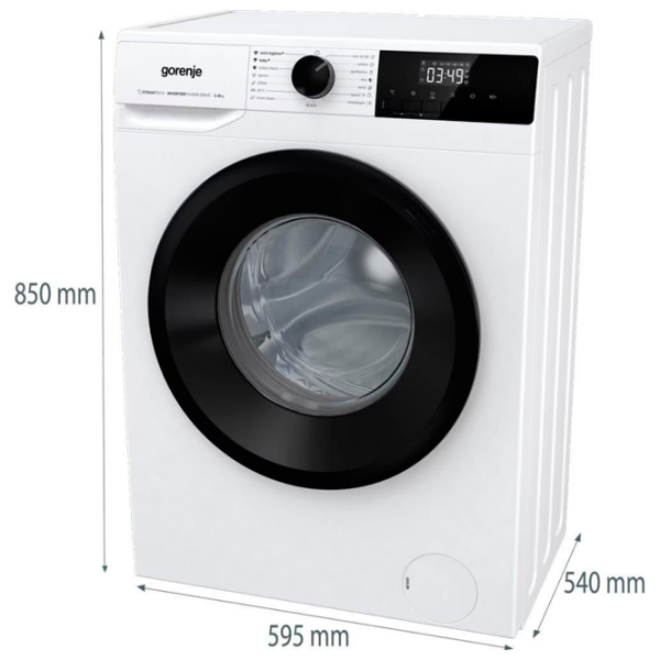 Стиральная машина Gorenje W11NHPI84AS Белый 8 кг, 1400 об/мин, A photo 12