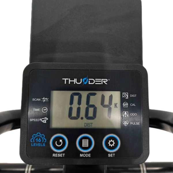 Bicicletă eliptică Thunder Sparky Black 110 kg photo 4