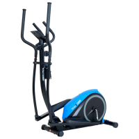 Bicicletă eliptică Thunder Atrox Black Blue 110 kg