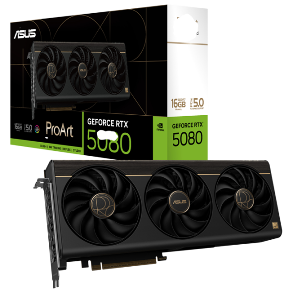 Placă video Asus GeForce RTX 5080 ProArt OC 16 GB PCI Express x16 5.0 photo 8