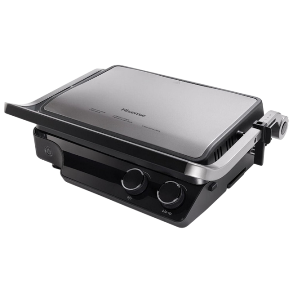Grill electric Hisense HCG2000XXL Inox 2000 W, Contact, Barbecue, 240 °С photo 1