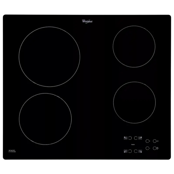 Plită încorporabilă electrică Whirlpool AKT 8090 NE Black Vitroceramică, 6200 W, Electric photo 1