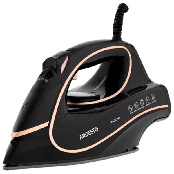 Fier de călcat Ardesto IR-B2235 Black 2400 W, 32 g/min, 0.45 l, Ceramică photo 1