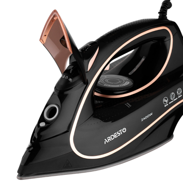 Fier de călcat Ardesto IR-B2235 Black 2400 W, 32 g/min, 0.45 l, Ceramică photo 6