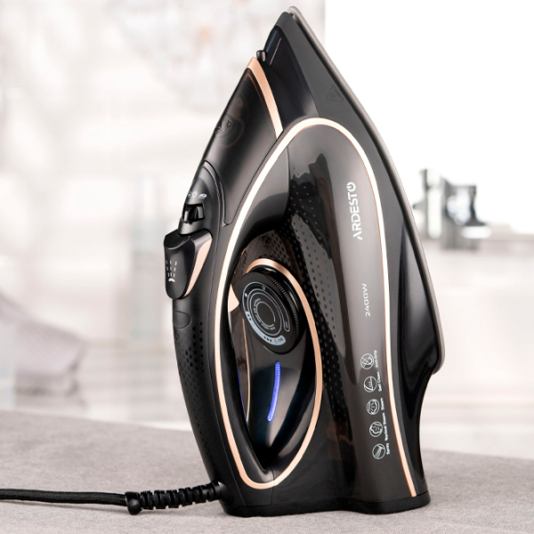 Fier de călcat Ardesto IR-B2235 Black 2400 W, 32 g/min, 0.45 l, Ceramică photo 9