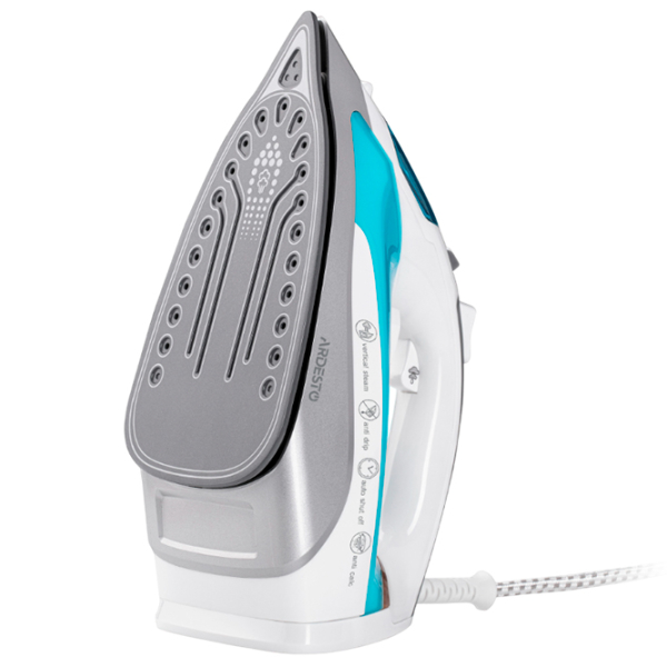 Fier de călcat Ardesto IR-C2228-TQ White 2200 W, 35 g/min, 0.28 l, Ceramică photo 2