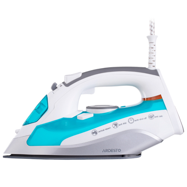 Fier de călcat Ardesto IR-C2228-TQ White 2200 W, 35 g/min, 0.28 l, Ceramică photo 3