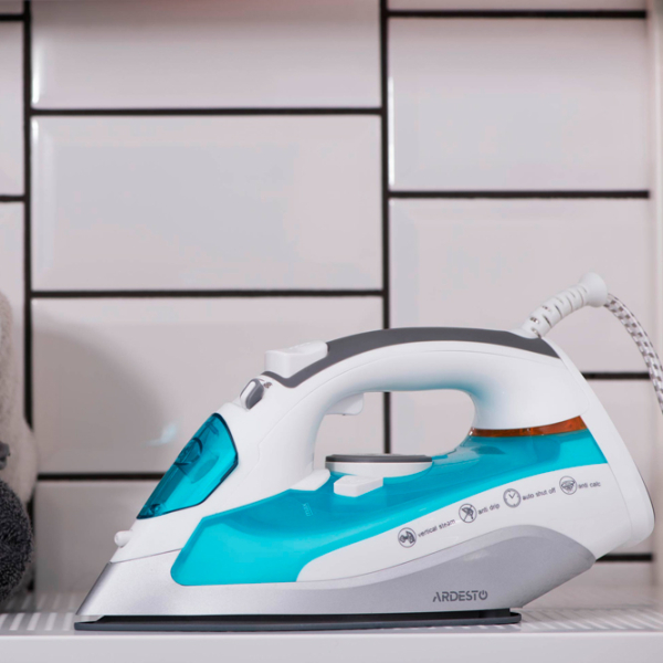 Fier de călcat Ardesto IR-C2228-TQ White 2200 W, 35 g/min, 0.28 l, Ceramică photo 8
