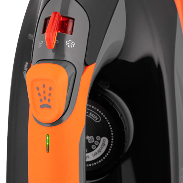 Fier de călcat Ardesto IR-C2233-GR Black 2200 W, 30 g/min, 0.34 l, Ceramică photo 7