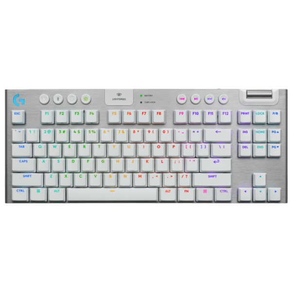 Tastatură Logitech G915 X TLK White Gaming, Fără fir photo 1