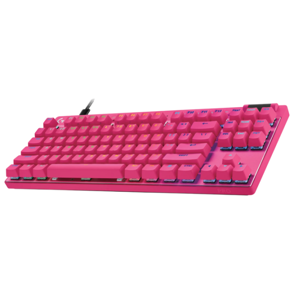 Tastatură Logitech G PRO X TKL Rapid Magenta Gaming, Cu fir photo 4