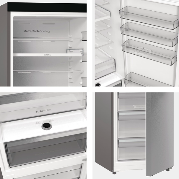 Frigider Hisense RB5P410SACC Inox 283l / No Frost, 130l / No Frost, C photo 4
