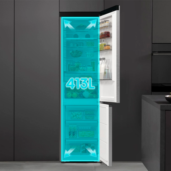 Frigider Hisense RB5P410SACC Inox 283l / No Frost, 130l / No Frost, C photo 6