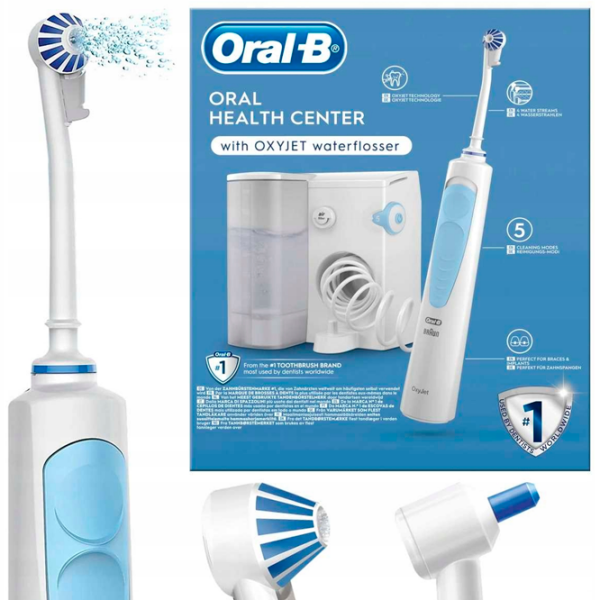 Оральный ирригатор Braun OxyJet Белый  photo 2