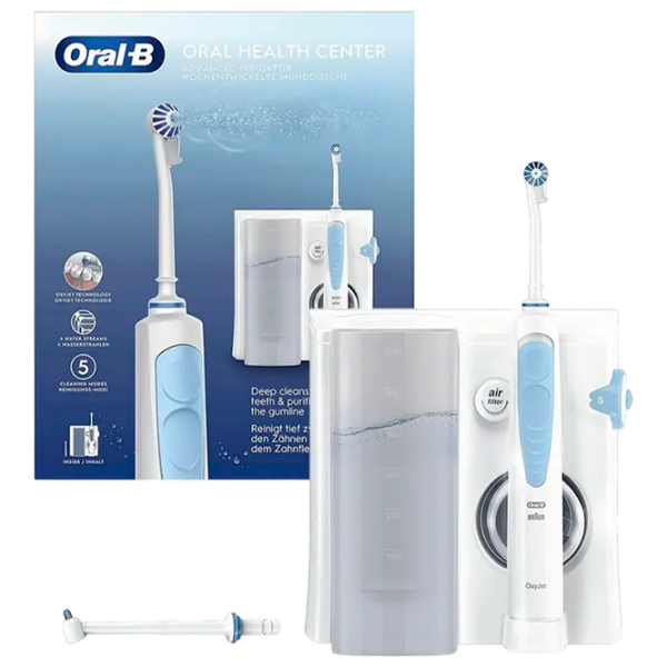 Оральный ирригатор Braun OxyJet Белый  photo 3