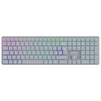 Tastatură Canyon HKB-W11 Gray Gaming, Fără fir
