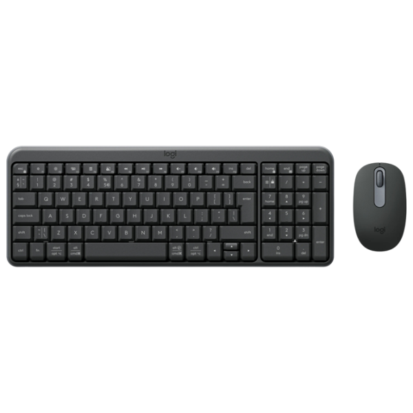 Клавиатура и Мышь Logitech MK250 Черный Для дома и офиса, Беспроводные photo 1