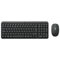 Клавиатура и Мышь Logitech MK250 Черный Для дома и офиса, Беспроводные