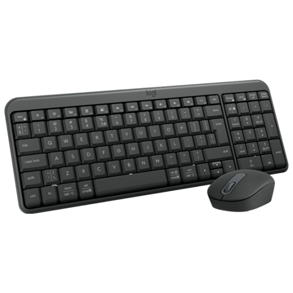 Клавиатура и Мышь Logitech MK250 Черный Для дома и офиса, Беспроводные photo 4