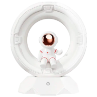 Proiector de stele XO Astronaut Spaceman Tri-color Night Light Pat OZ12 White Universal, 3+