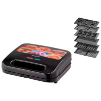 Multimaker Ardesto SM-H600B Black 700 W, Cantitatea de sandwich-uri: 