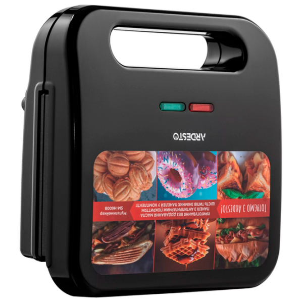 Multimaker Ardesto SM-H600B Black 700 W, Cantitatea de sandwich-uri:  photo 5