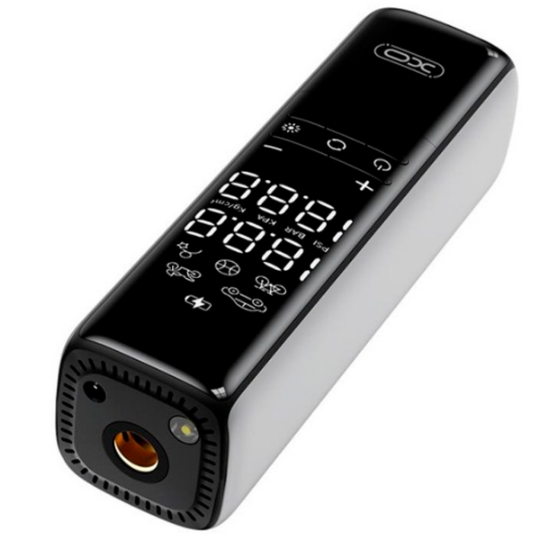 Compresor auto XO Smart Mini Wired Inflatable Pump 22 Cylinders Black 25 l/min / 10 bar photo 4