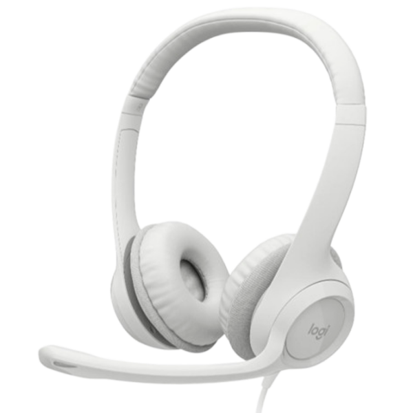 Căști Logitech H390 White Cu fir / Personal / On the ear photo 1