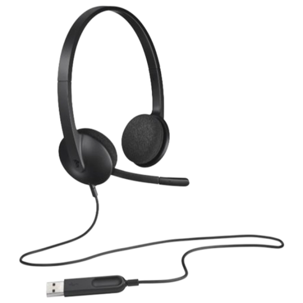Căști Logitech H340 Black Cu fir / Personal / On the ear photo 5