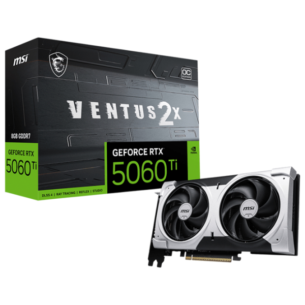 Placă video MSI GeForce RTX 5060 Ti VENTUS 2X OC PLUS 8 GB PCI Express x16 5.0 photo 2