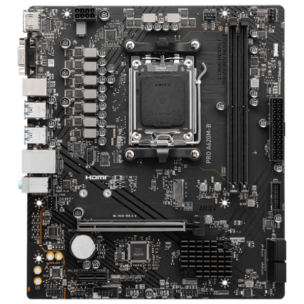 Материнская плата MSI PRO A620M-B mATX  photo 1